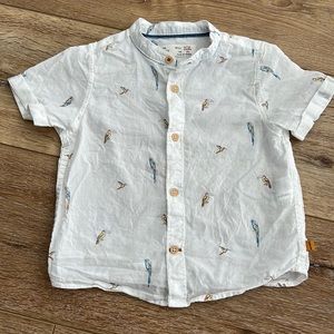 Zara baby button down shirt